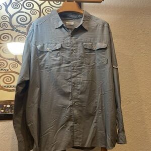 Columbia mens button down shirt size 4XL